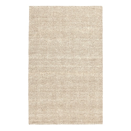 Herringbone Chenille Ivory/Natural 8X10