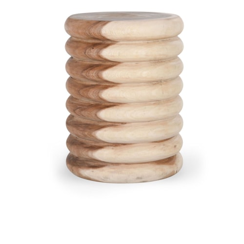 Contemporary Round End Table