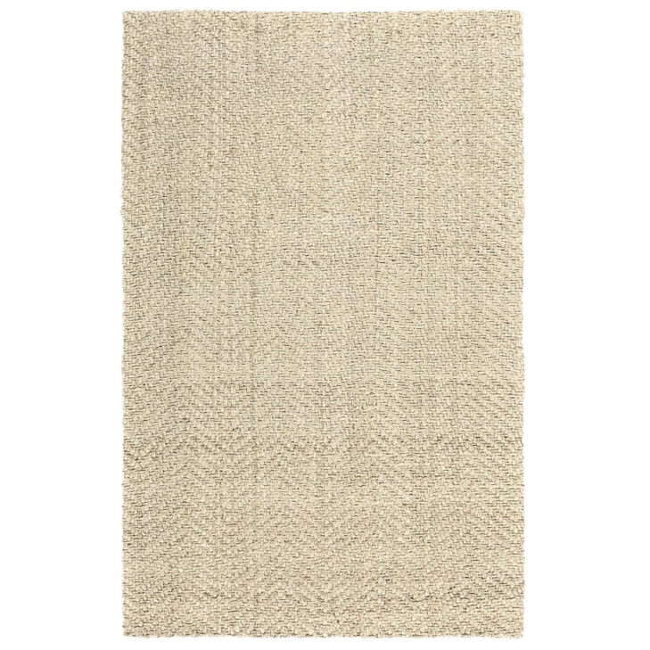 Classic Home Jute Favorites Herringbone Ivory 5x8