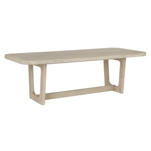 Contemporary 94" Dining Table with Trestle Base