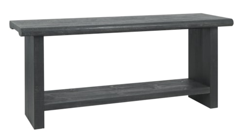 Contemporary Console Table with Lower Shelf