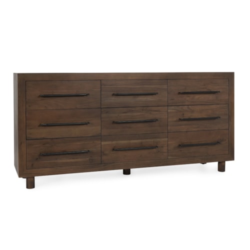 Contemporary 9-Drawer Dresser