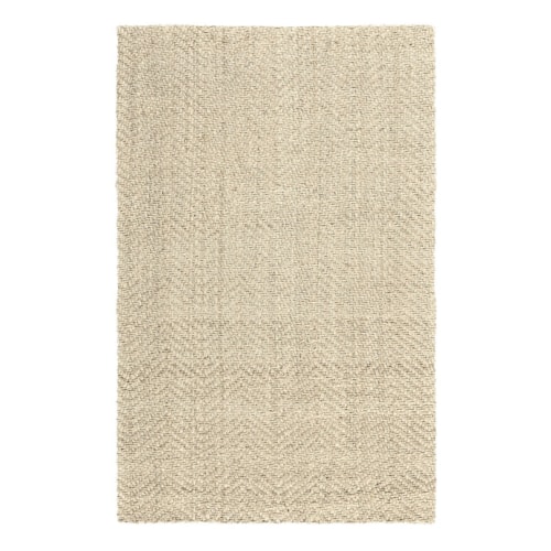 Herringbone Ivory 9X12