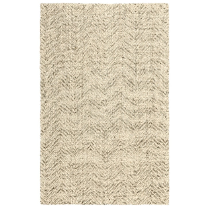 Classic Home Jute Favorites Herringbone Ivory 9x12