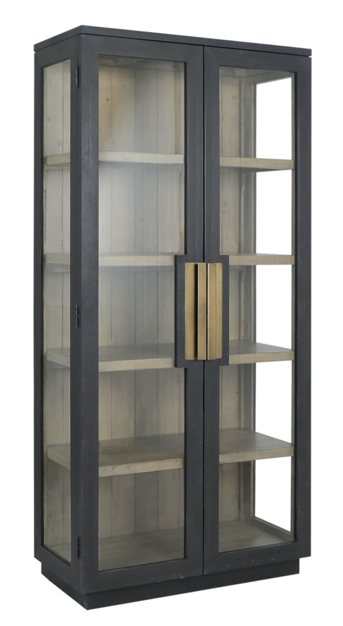 Contemporary 2-Door Tall Cabinet