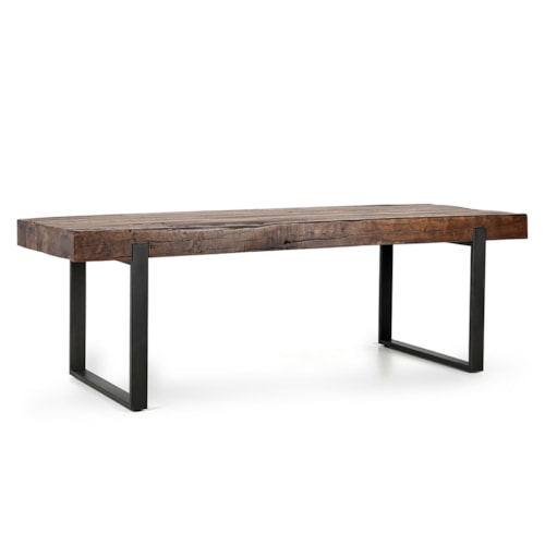 Rustic Dining Table with Reclaimed Wood