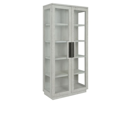 Contemporary 2-Door Tall Cabinet