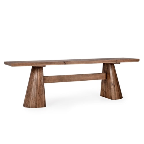 Global Counter-Height Dining Table with Trestle Base