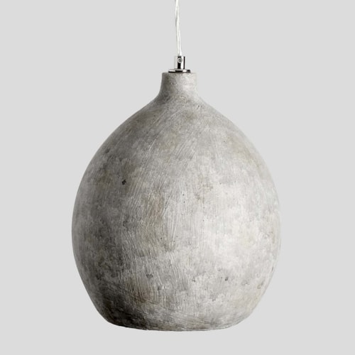 Concrete Pendant Deep Gray