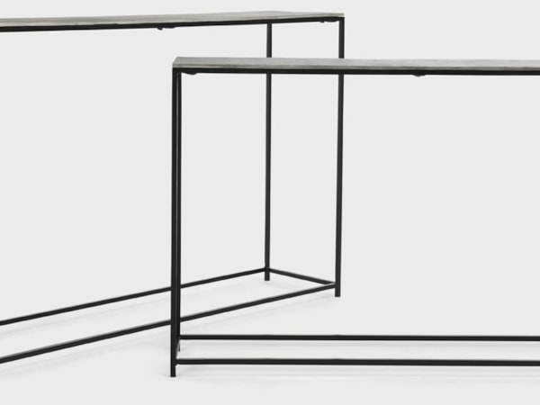 Rectangular Console Table Set
