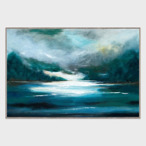 Creek Painting Art 60X40 By Buddy Whitlock