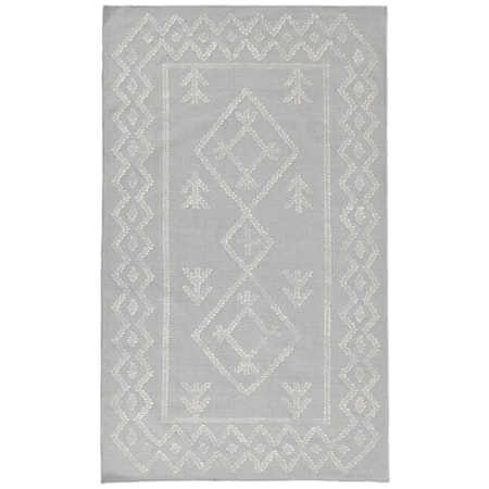 Lagos Gray/Ivory 2x3