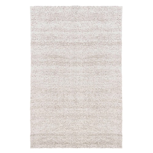 Herringbone Chenille Ivory/Natural 10X14