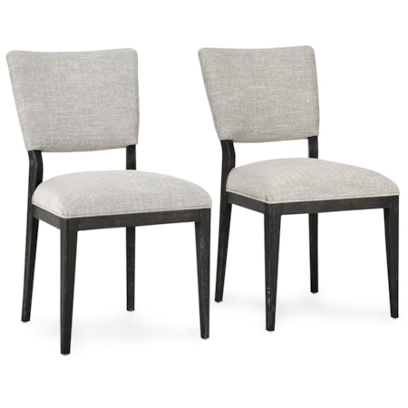 Upholstered Dining Chair Sand Set Of 2