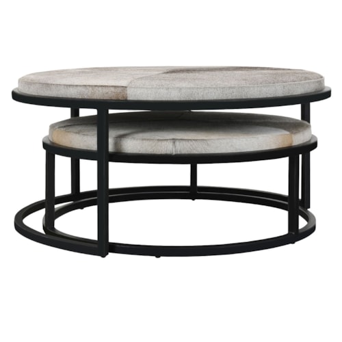 Contemporary Nesting Coffee Tables - Set of 2