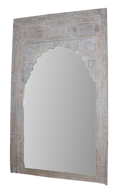 Alta Arch Mirror Antique White