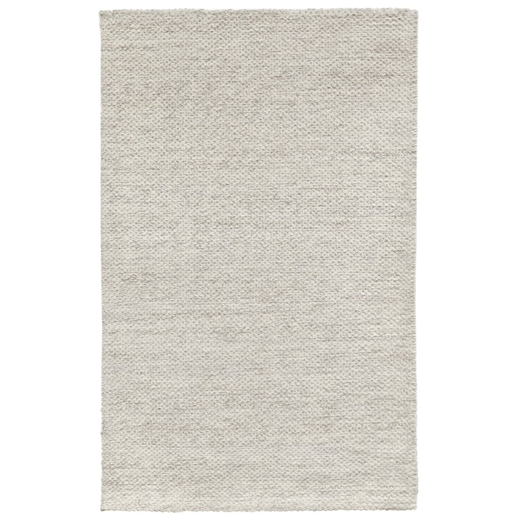 Classic Home Heathered Wool Heathered Wool Ivory 5x8