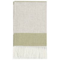 Tc Talara Wheat Green/Natural Throw 50X70