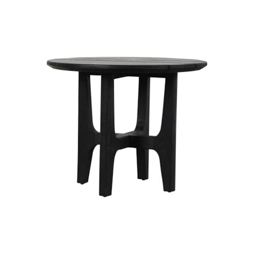 Transitional 23.5" Outdoor Round Coffee Table