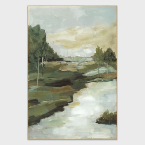 Forest Park Painting Art 48X72 By Buddy Whitlock