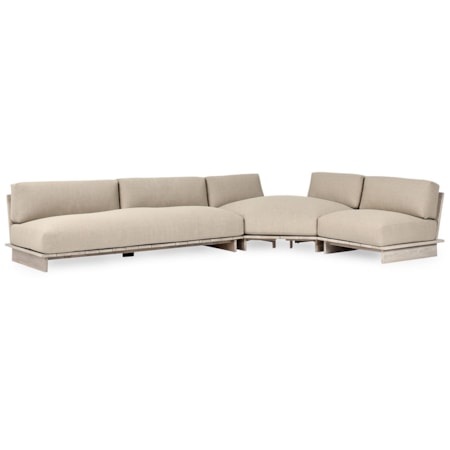3-Piece Outdoor Sectional