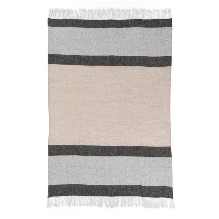 Classic Home THROWS Tc Talara Nat/Charcoal Throw 50X70