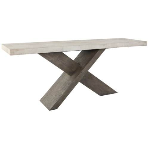 Contemporary Console Table with Reclaimed Pine Construction