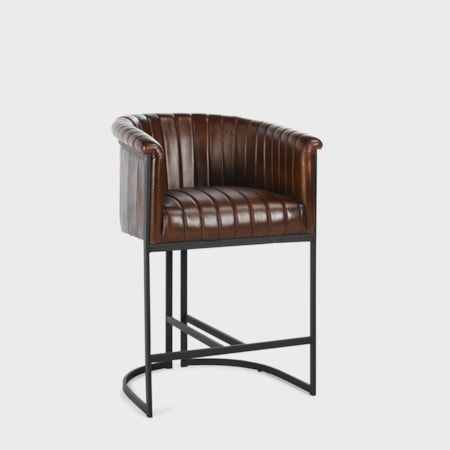 Counter Stool Rustic Brown