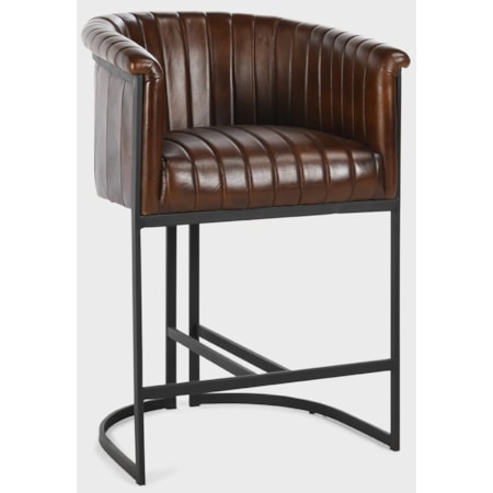 Counter Stool Rustic Brown