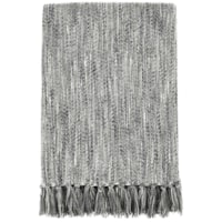 Tc Sharma Gray Throw 50X70