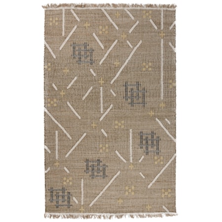Belfast Khaki Multi 5x8