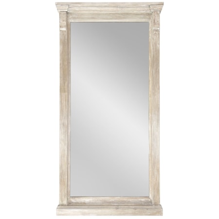 Floor Mirror Natural White Wash