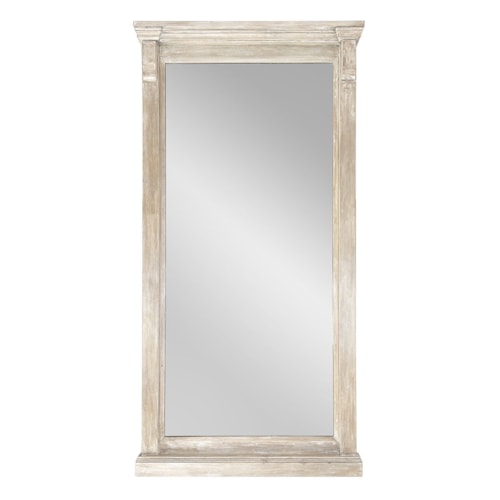 Adelaide Floor Mirror Natural White Wash