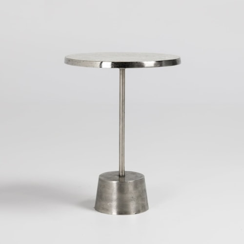 Contemporary End Table with Mother of Pearl Top