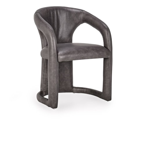 Mid-Century Modern Dining Chair with Webbed Seating Suspension