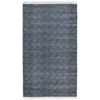 Indoor/Outdoor Navy 8x10 Rug
