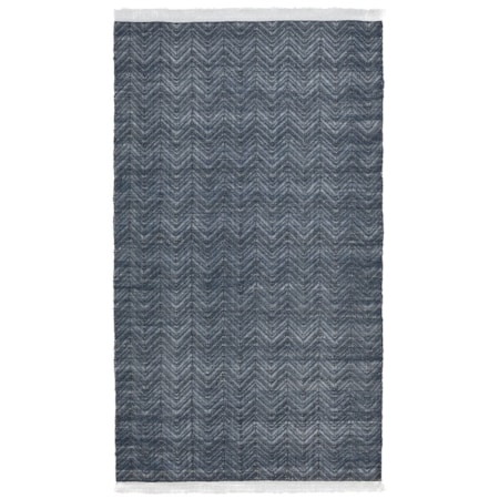 Indoor/Outdoor Navy 8x10 Rug