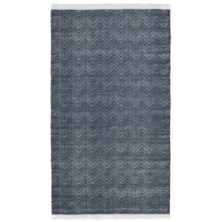 Classic Home Augusta Indoor/Outdoor Navy 8x10 Rug