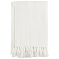 Tc Hunter White Throw 50X70