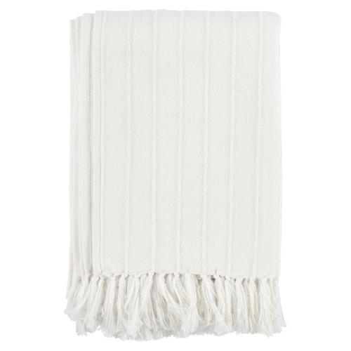 Tc Hunter White Throw 50X70