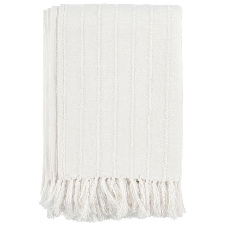 Classic Home THROWS Tc Hunter White Throw 50X70