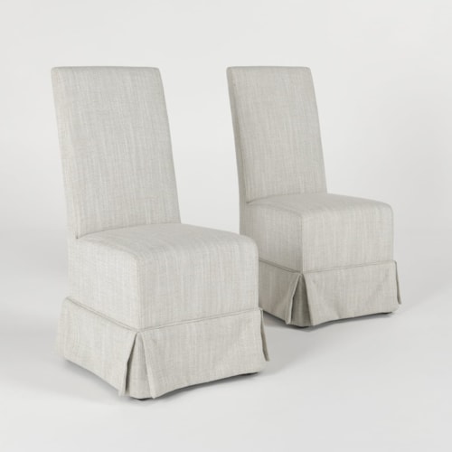 Upholstered Dining Chair Natural Set Of 2
