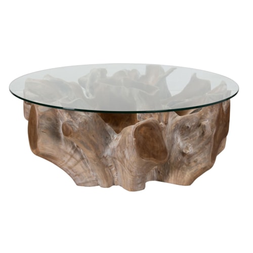 Hailey Coffee Table Natural White Wash