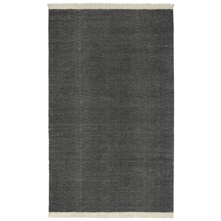 Indoor/Outdoor Charcoal 2x3 Rug