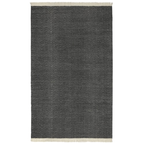 Indoor/Outdoor Charcoal 8x10 Rug