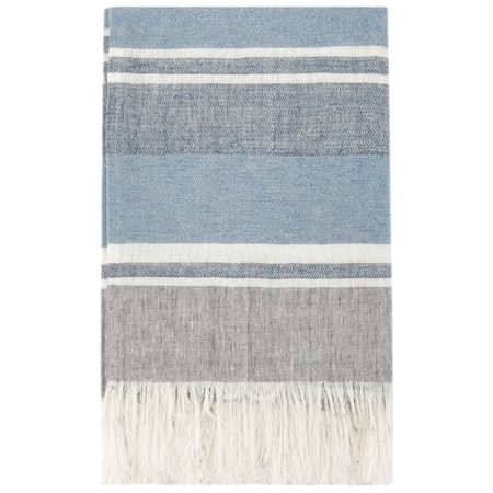 Tc Lima Capri Blue/Dark Gray Throw 50X70