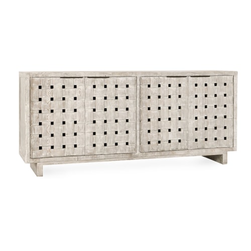 Global 4-Door Accent Cabinet with Magnetic Catches