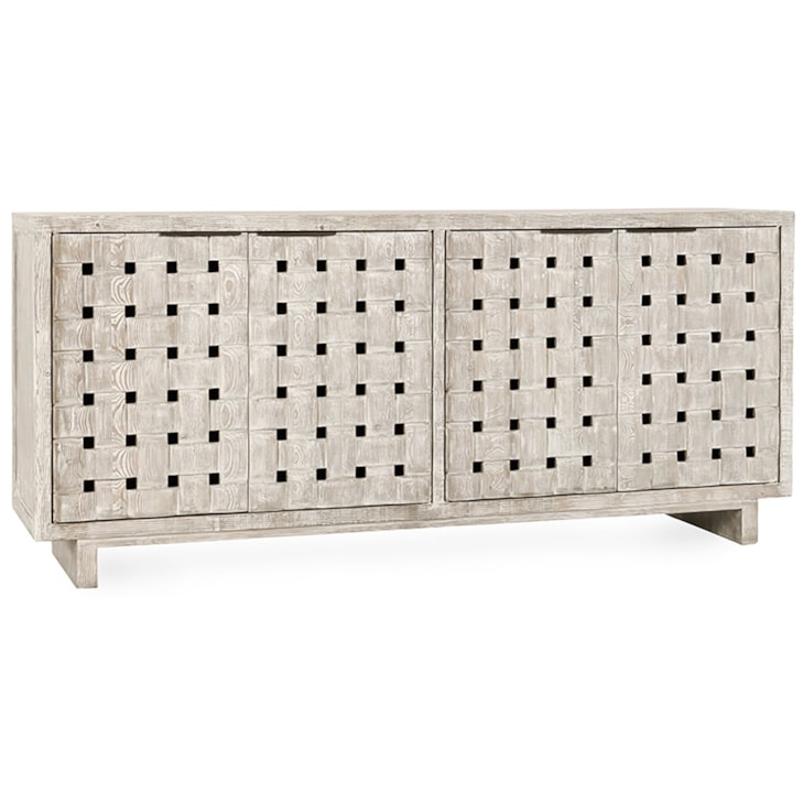 Classic Home Bast 4-Door Accent Cabinet