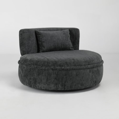 Casual Swivel Lounge Chair