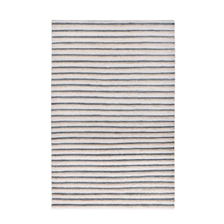 Del Mar Ivory/Aqua 2x3